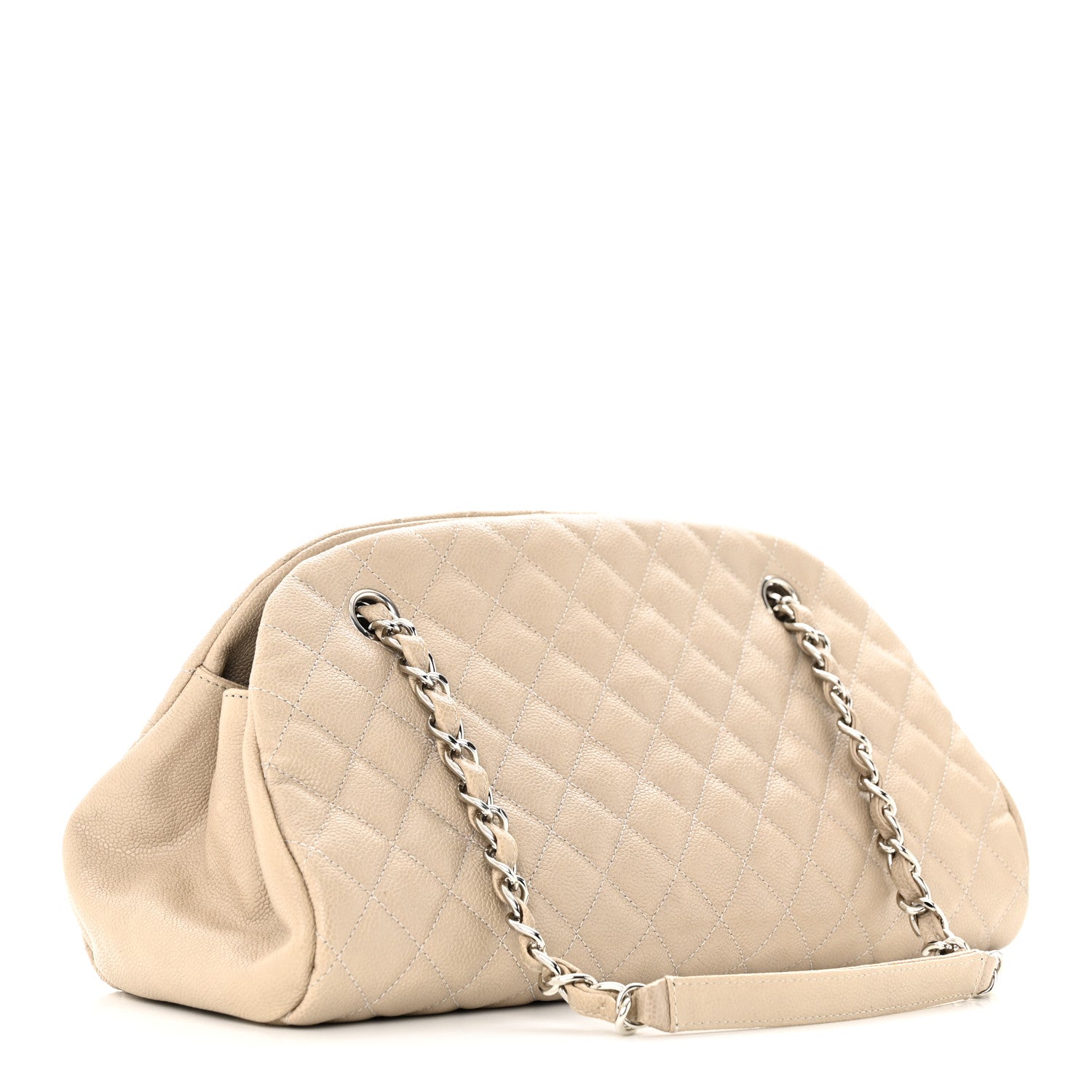 Chanel Caviar Quilted Medium Just Mademoiselle Beige 3 of 16