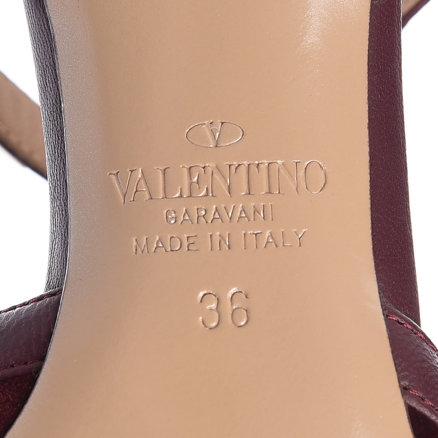 Valentino Garavani Velvet Rockstud Ankle Strap 65mm Pumps 36.5 Rubin 9 of 13