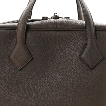 Hermes Taurillon Clemence Victoria II 12H Etoupe 8 of 10