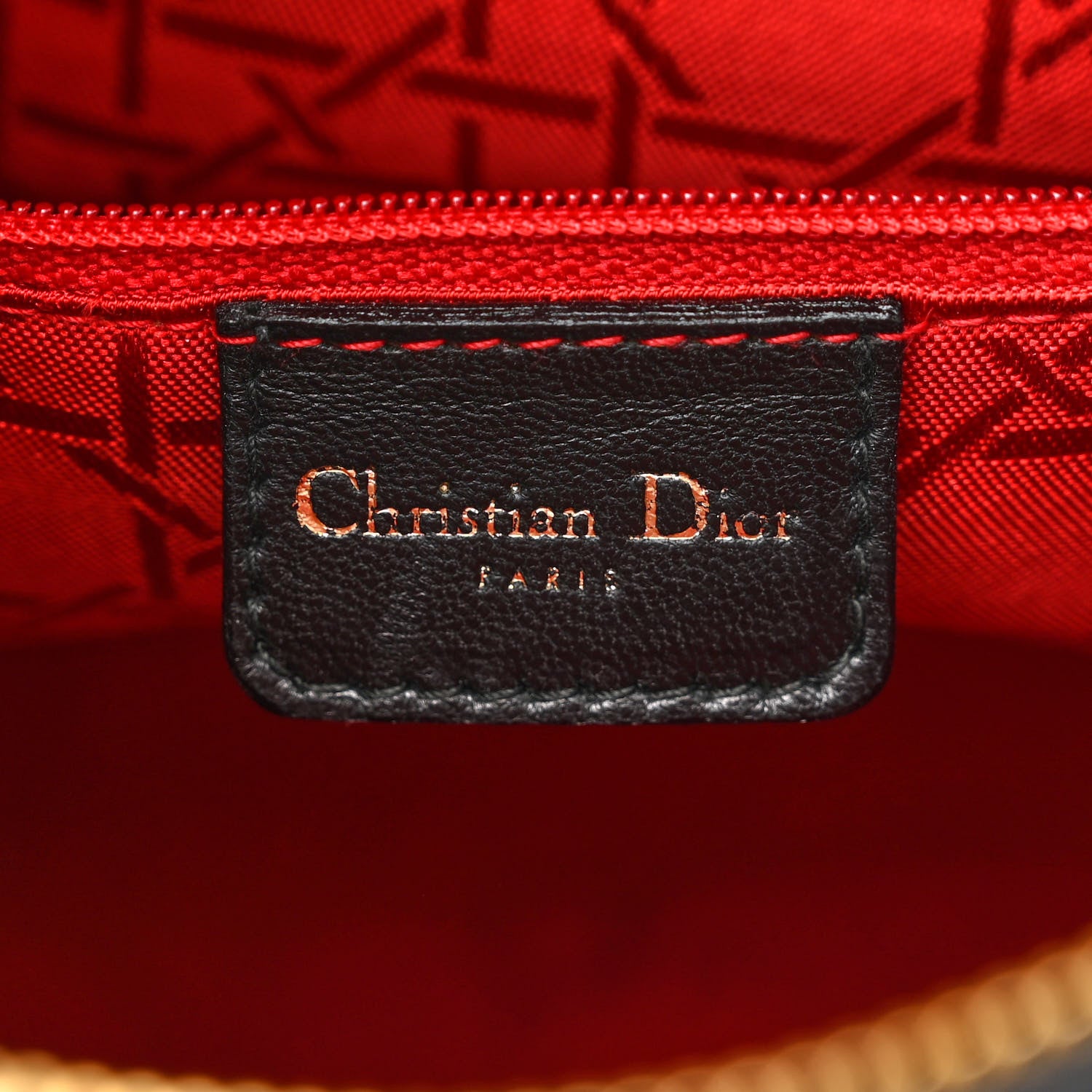 Christian Dior Lambskin Cannage Large Lady Dior Black 6 of 11