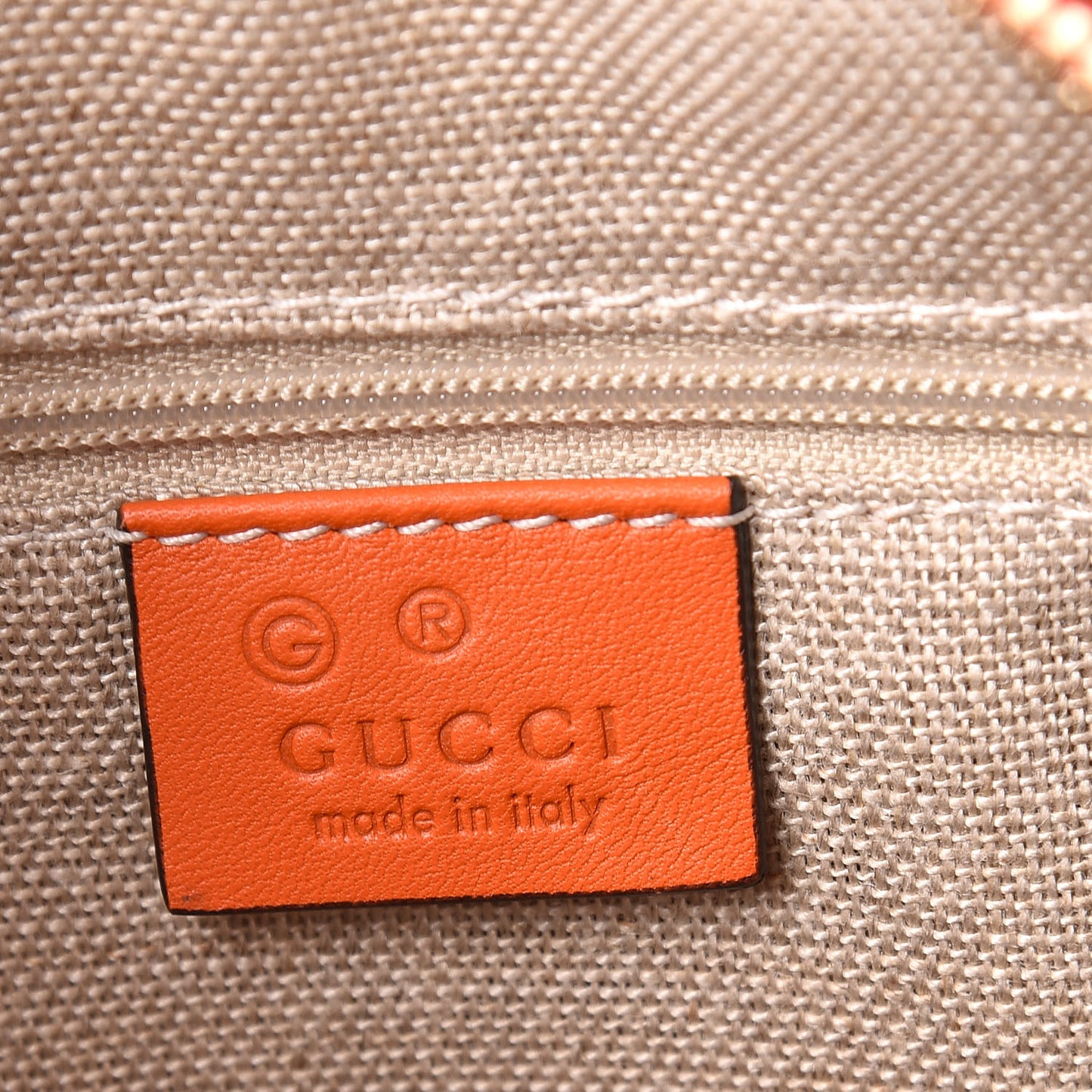 Soft Microguccissima Small Crossbody Bag Sun Orange