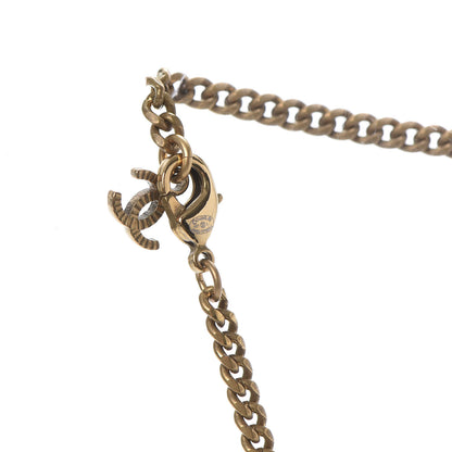 Chanel Crystal CC Necklace Gold 5 of 7