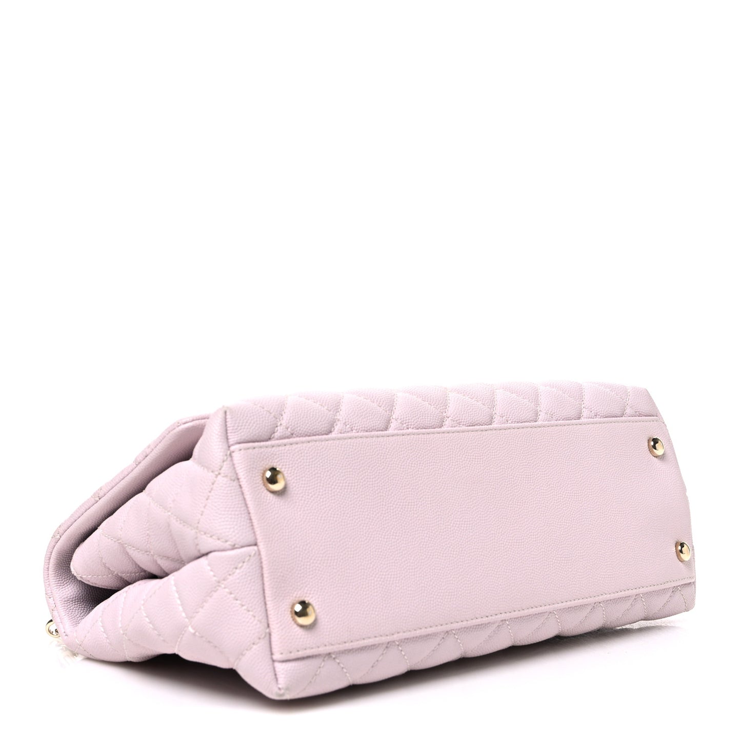 Caviar Quilted Small Coco Handle Flap Lilas Lilac