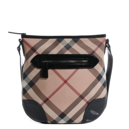 Burberry Supernova Check Small Dryden Crossbody Bag Black 1 of 9