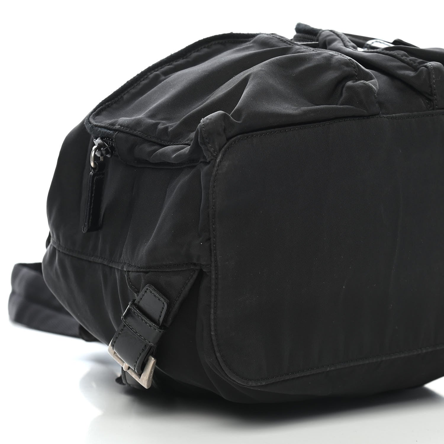 Prada Nylon Vela Medium Backpack Black 5 of 10