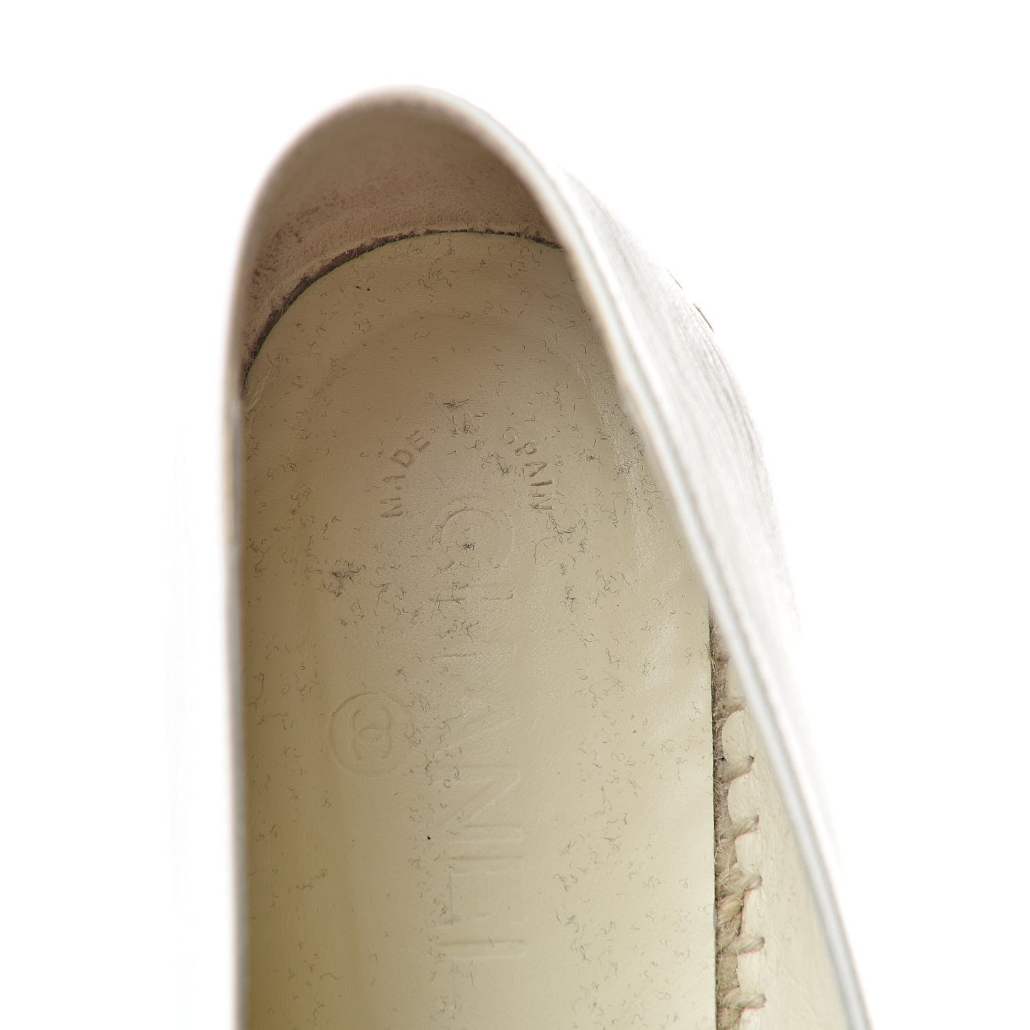 Chanel Lambskin CC Espadrilles 41 White 11 of 11