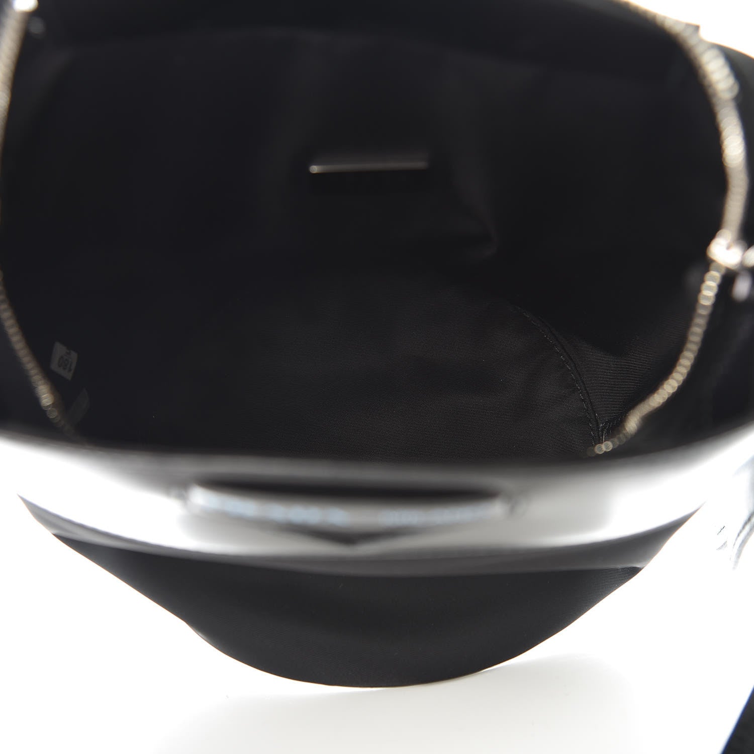Prada Tessuto Spazzolato Ouverture Bucket Bag Black 6 of 10