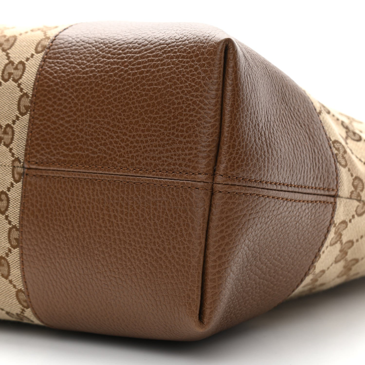 Gucci Monogram Medium Bree Shoulder Bag Beige Tabacco 7 of 11