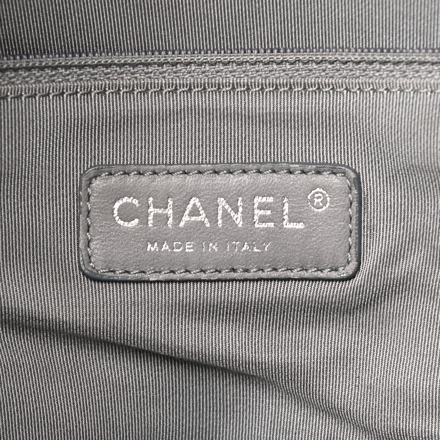 Chanel Lambskin Igloo Drawstring Tote Black 6 of 10