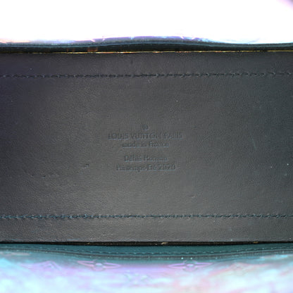Louis Vuitton Calfskin PVC Monogram Solar Ray Soft Trunk Iridescent Prism Black 5 of 14