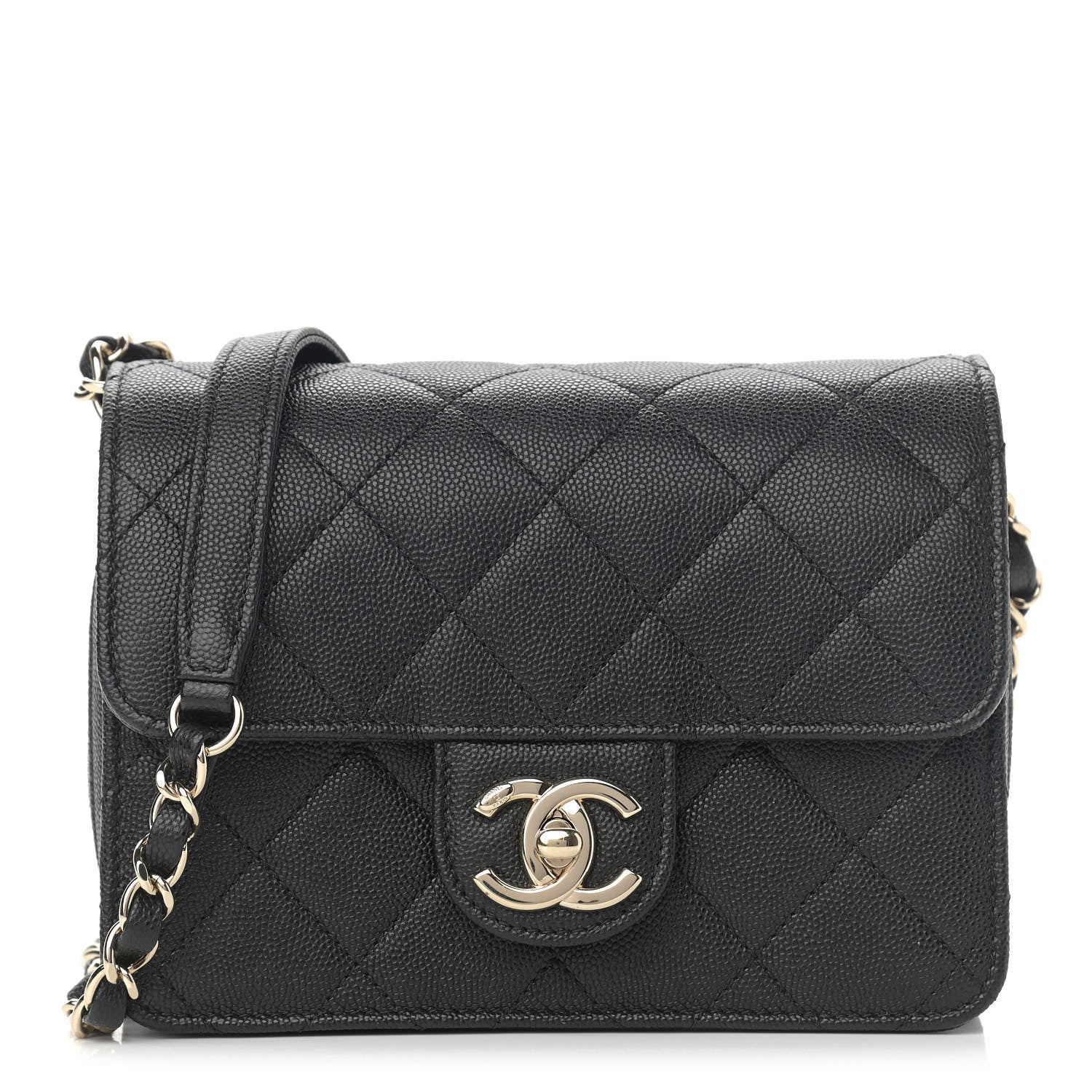 Chanel Caviar Quilted Like A Wallet Flap Black 1 of 11