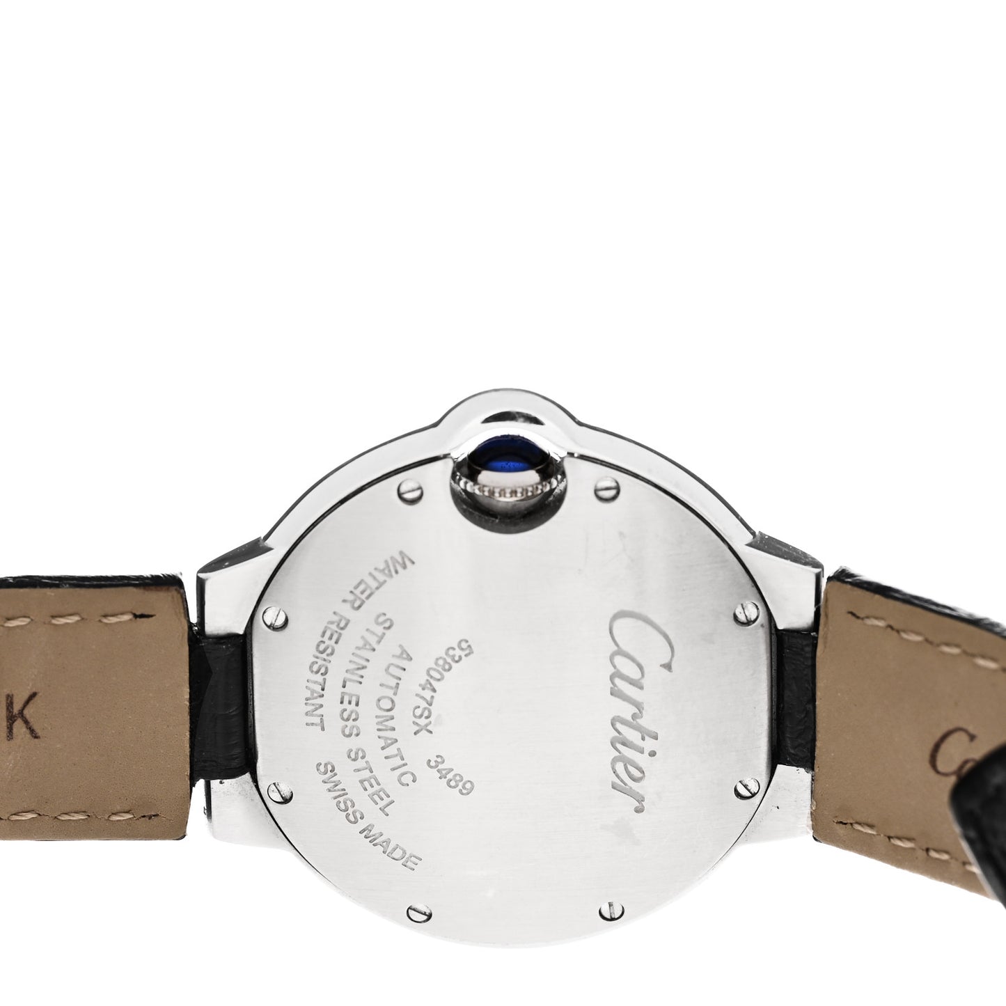 Stainless Steel Alligator 33mm Ballon Bleu De Cartier Automatic Watch