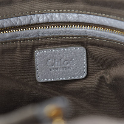 Chloe Calfskin Large Marcie Satchel Cashmere Grey 8 of 11