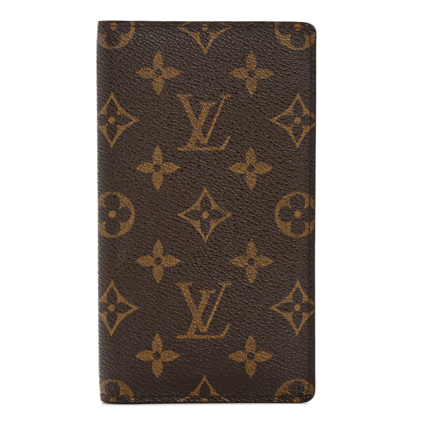 Monogram Checkbook Holder Case Wallet