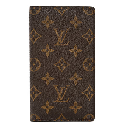 Louis Vuitton Monogram Checkbook Holder Case Wallet 1 of 9
