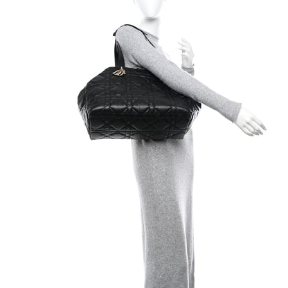 Christian Dior Calfskin Macrocannage Large Toujours Black 2 of 9