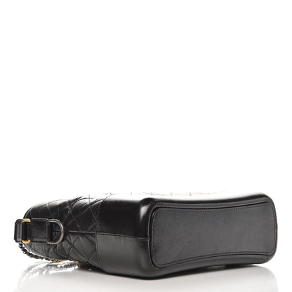 Chanel Aged Calfskin Quilted Medium Gabrielle Hobo Black 4 of 8