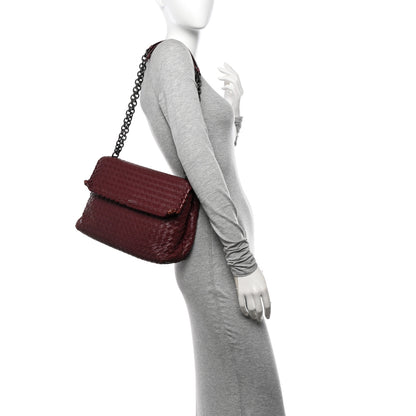 Bottega Veneta Nappa Intrecciato Medium Olimpia Shoulder Bag Opera 2 of 16