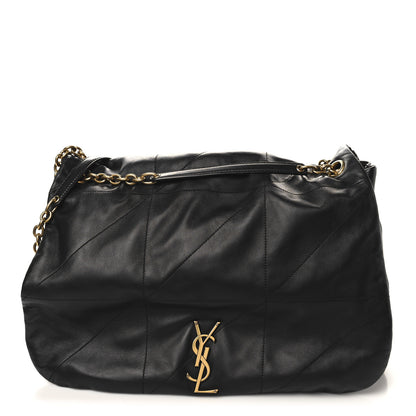 Saint Laurent Lambskin Matelasse Monogram Large Jamie 4.3 Black 1 of 10
