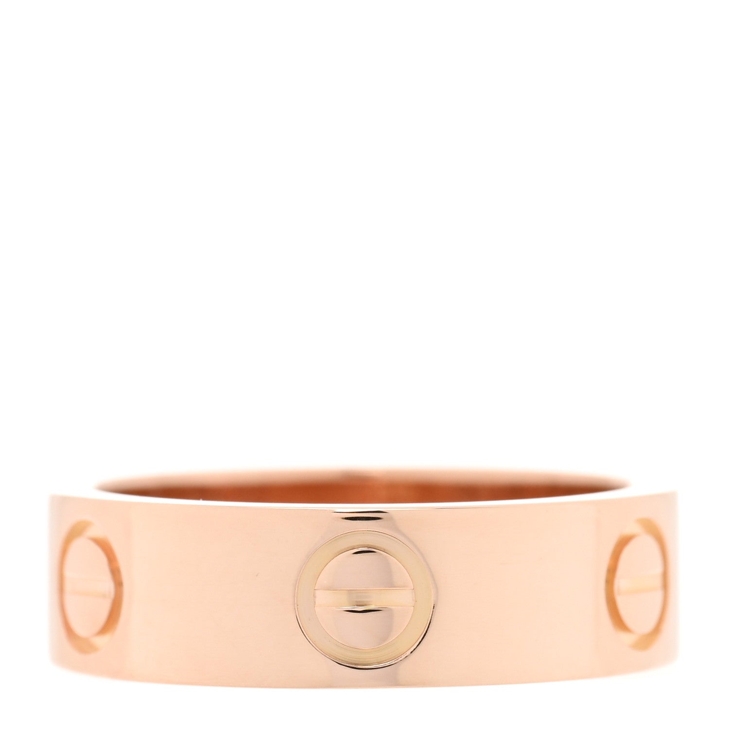 Cartier 18K Pink Gold 5.5mm LOVE Ring 51 5.75 3 of 4