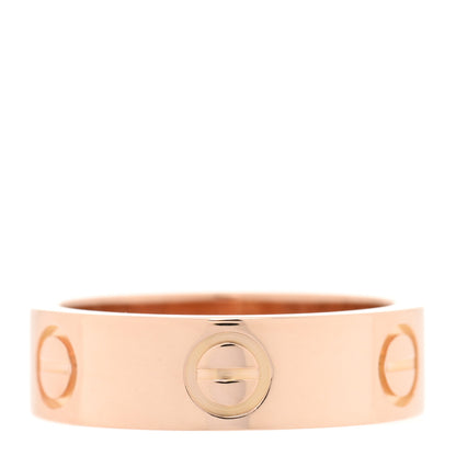 Cartier 18K Pink Gold 5.5mm LOVE Ring 51 5.75 3 of 4