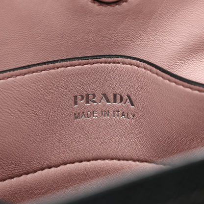 Prada Saffiano Cuir Large Double Bag Black Mughetto 6 of 17