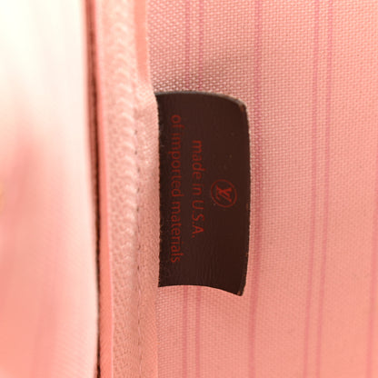 Louis Vuitton Damier Ebene Neo Neverfull MM Rose Ballerine 7 of 14