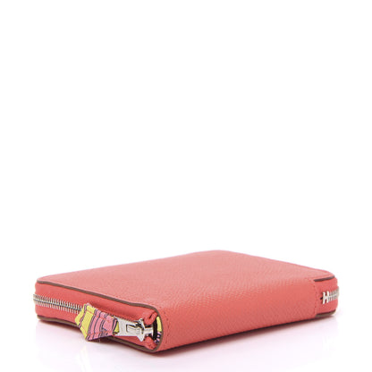 Hermes Epsom Silk'in Compact Wallet Rose Jaipur 3 of 8