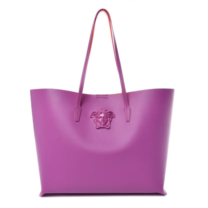 Versace Calfskin Palazzo Medusa Tote Pink 1 of 11
