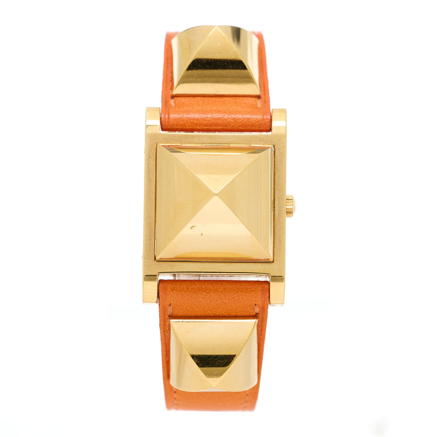 Stainless Steel Courchevel 23mm Medor Quartz Watch Orange