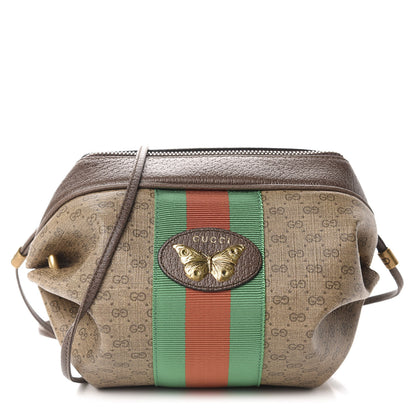 Gucci Mini Vintage GG Supreme Monogram Web Butterfly New Candy Crossbody Beige New Acero 1 of 11