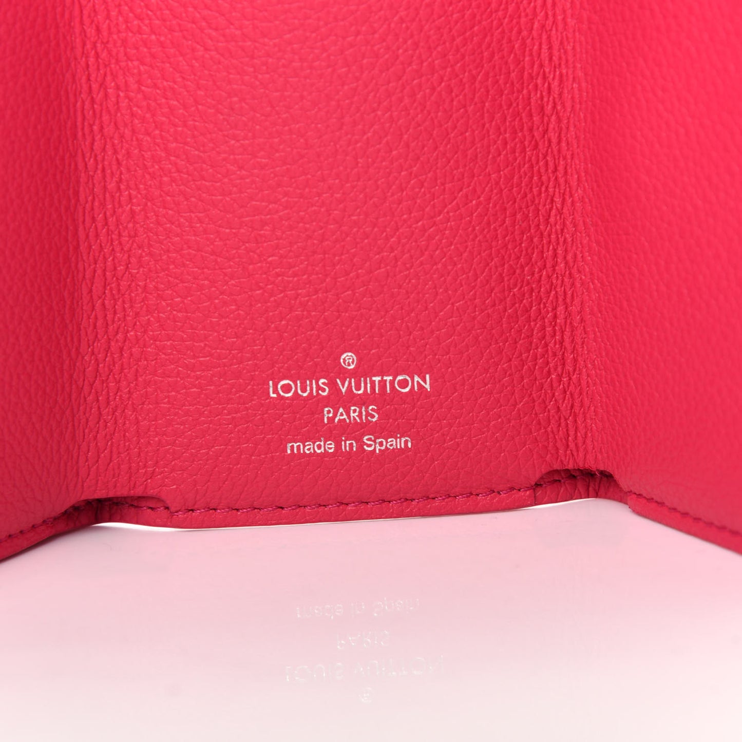 Calfskin Lockmini Wallet Hot Pink