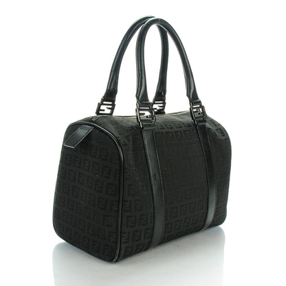 Fendi Zucchino Vitello Small Boston Black 3 of 7