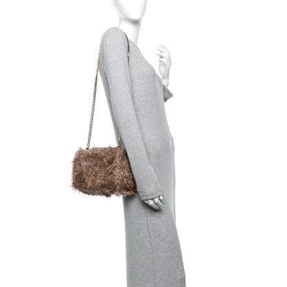 Burberry Mohair TB Lola Bag Camel 2 of 9