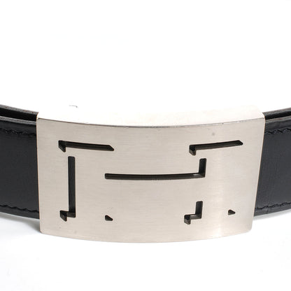 Hermes Box Togo Reversible Lucky 32mm H Belt Noir 70 4 of 6