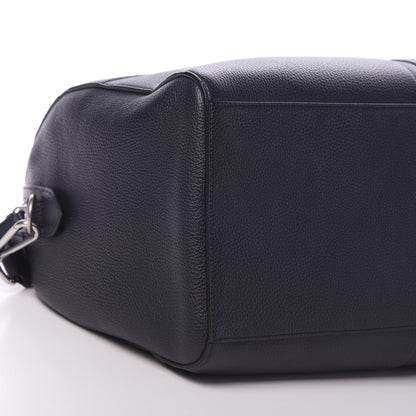 Mulberry Small Grained Calfskin Embossed Flag Duffle Bag Midnight Blue 6 of 9