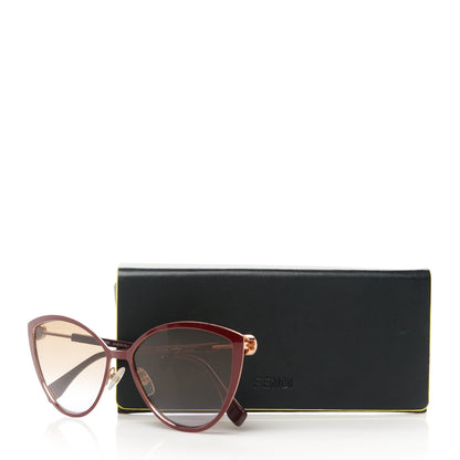 Fendi Cat Eye F is Fendi Sunglasses FF 0413/S Burgundy 8 of 8
