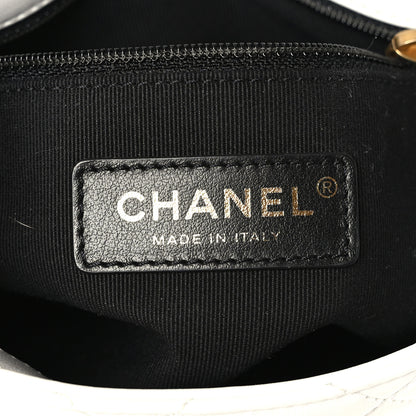 Chanel Lambskin Quilted Small Lacquered Chain Flap White 5 of 8