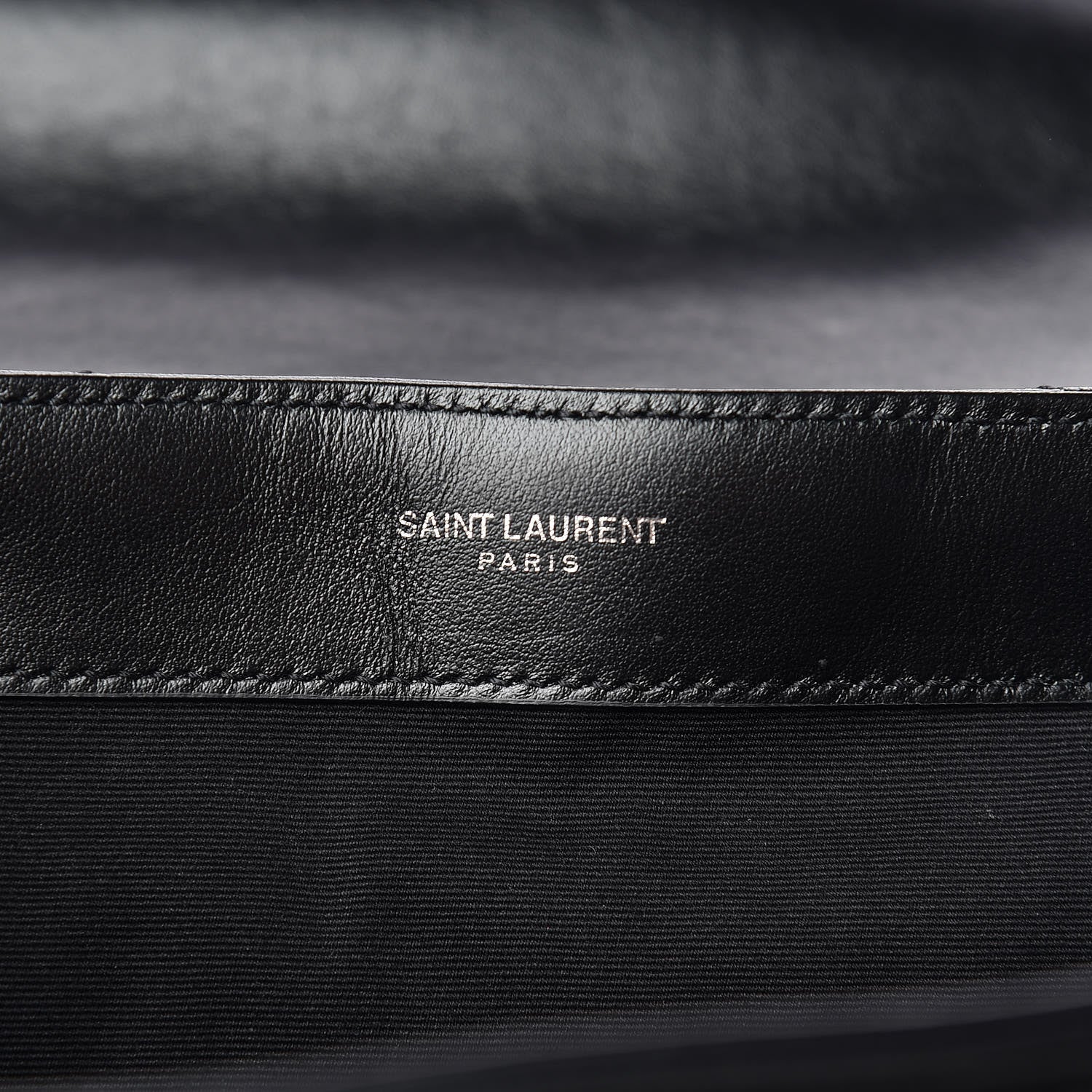Saint Laurent Calfskin Y Quilted Monogram Medium Loulou Backpack Black 6 of 12