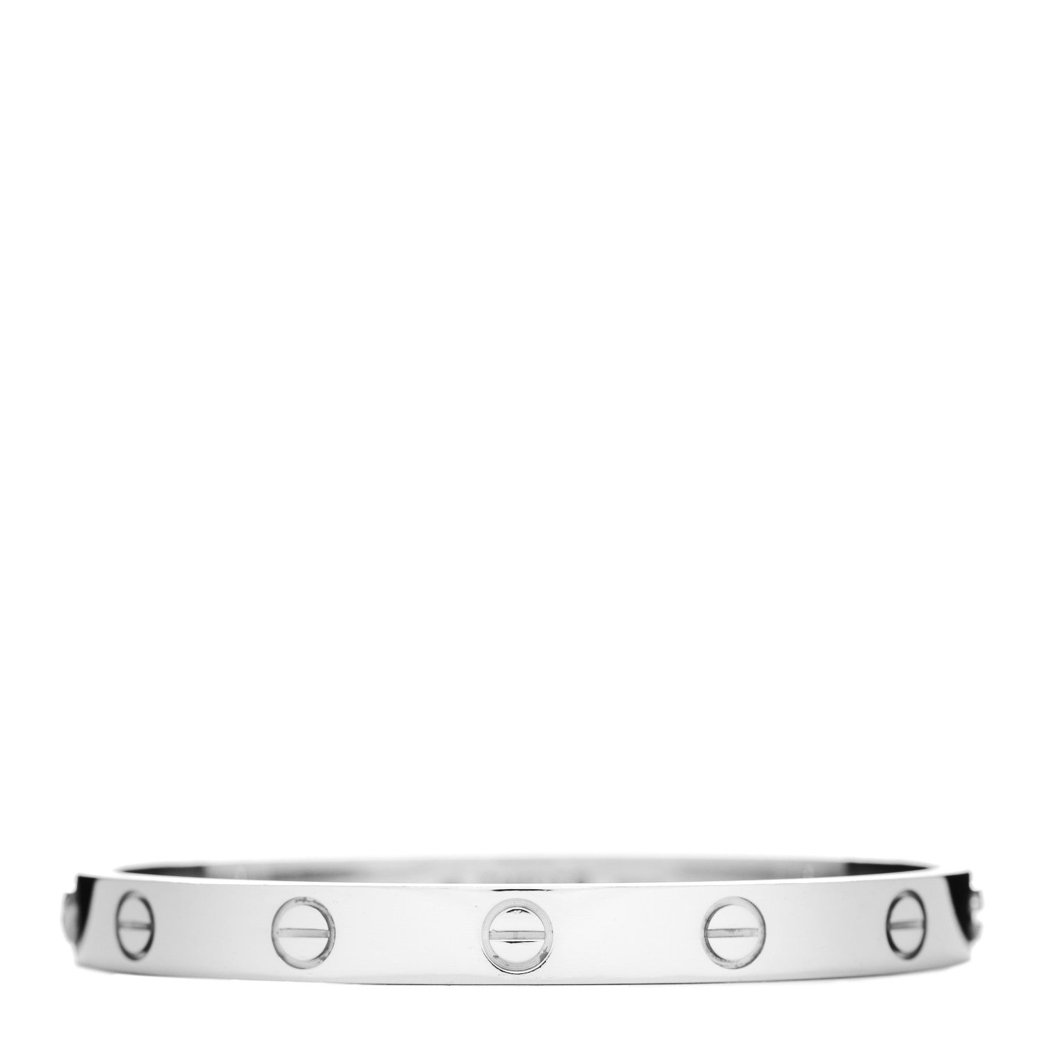 Cartier 18K White Gold LOVE Bracelet 16 1 of 4