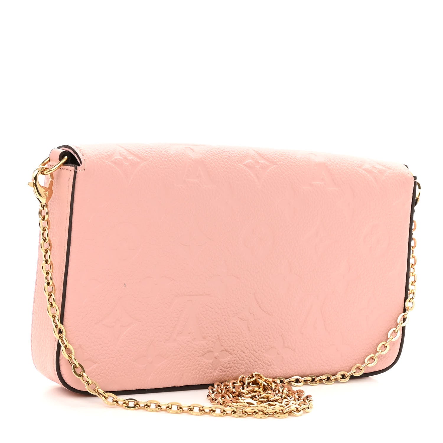 Louis Vuitton Empreinte Pochette Felicie Chain Wallet Rose Poudre 4 of 10
