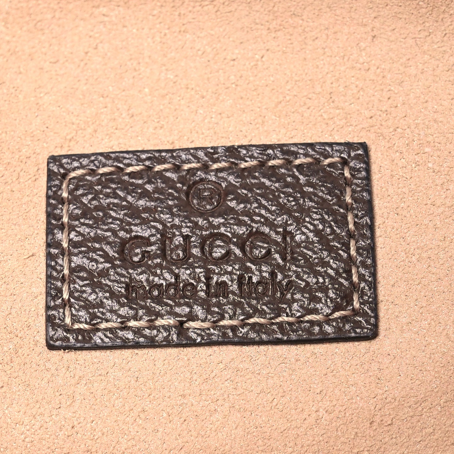 GG Supreme Monogram Large Ophidia Pouch Clutch Brown