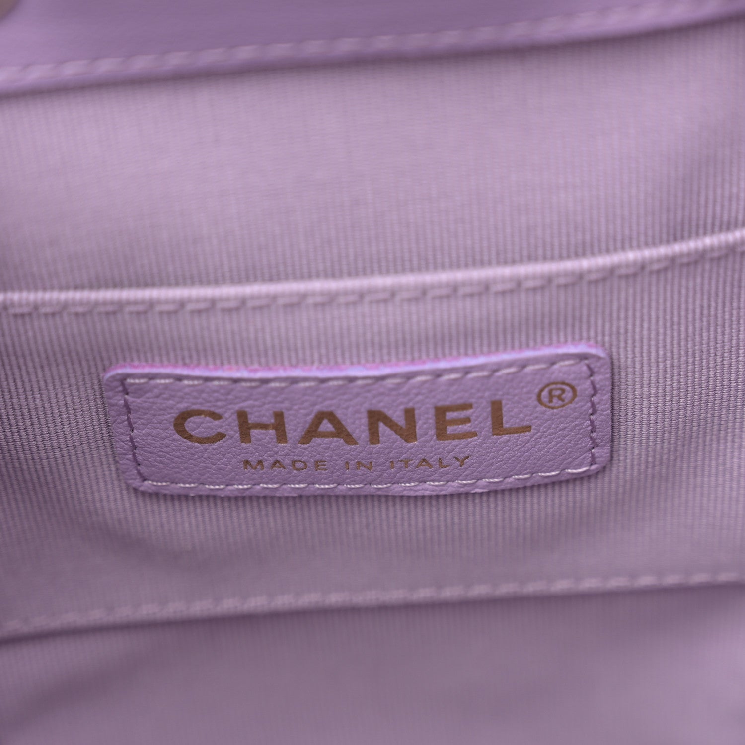 Chanel Lambskin Quilted Small Duma Drawstring Backpack Light Purple 6 of 10