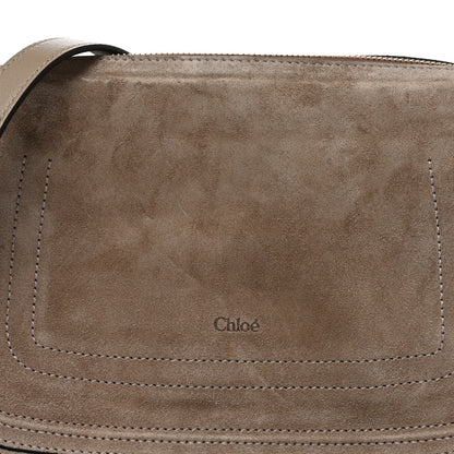 Chloe Suede Calfskin Small Marcie Shoulder Bag Boyish Brown 8 of 10