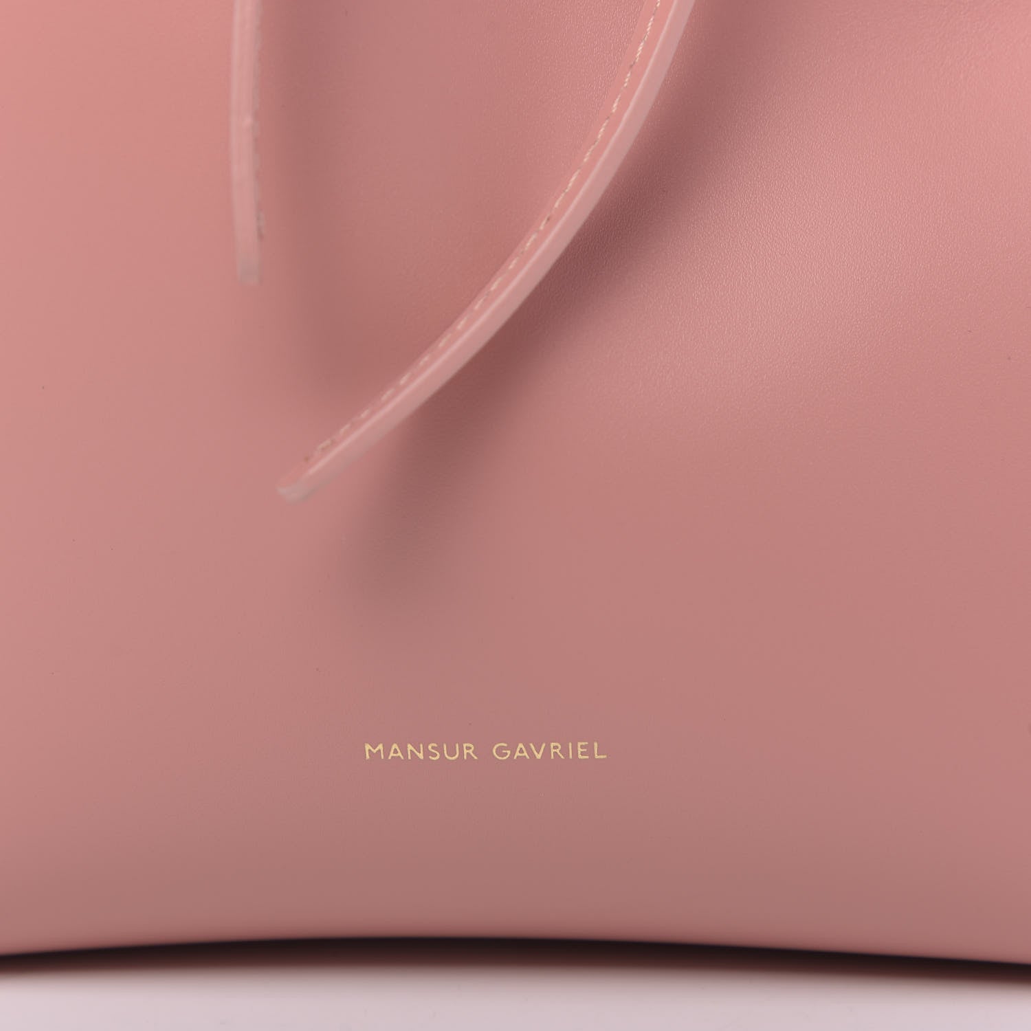 Mansur Gavriel Calfskin Mini Bucket Bag Blush 10 of 10