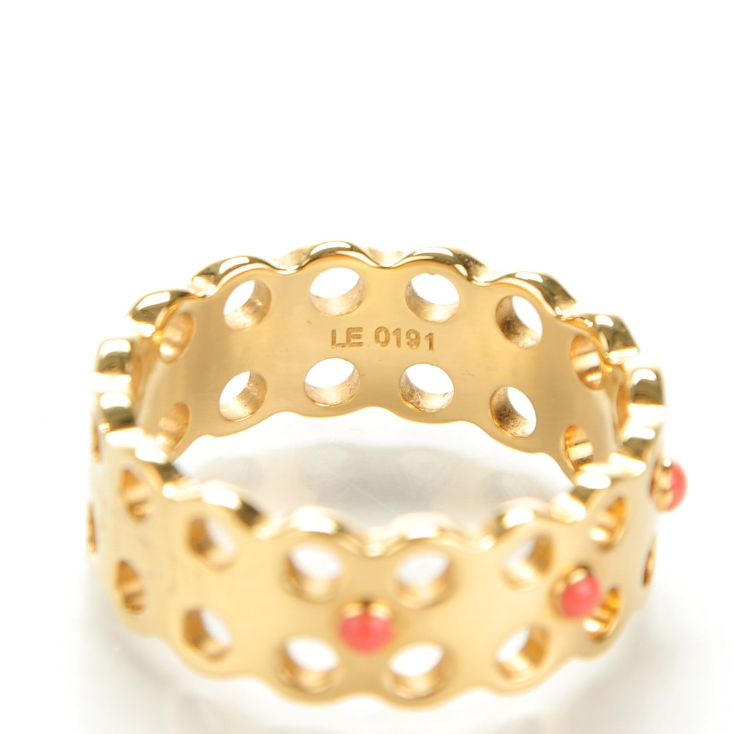 Hide and Seek Ring L Gold