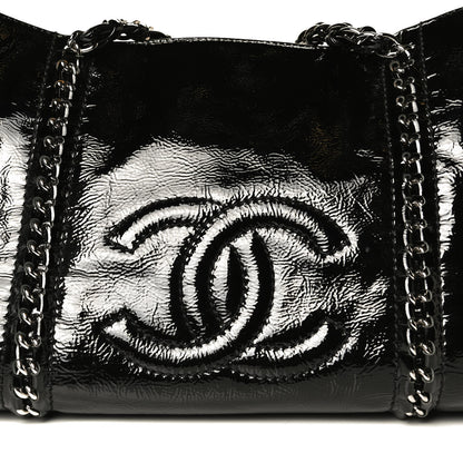 Chanel Patent Calfskin Large Luxe Ligne Tote Black 7 of 10