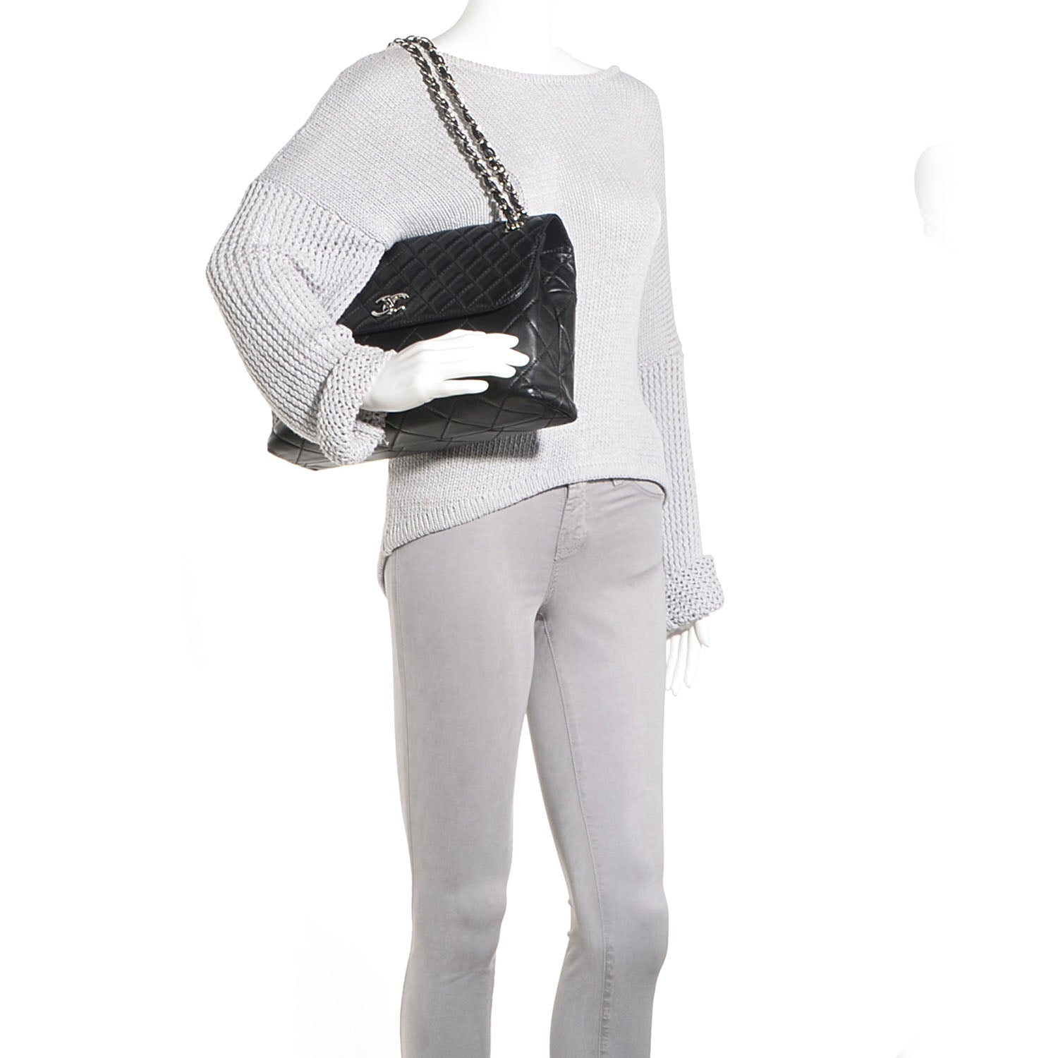 Chanel Calfskin Quilted In the Business Flap Black 2 of 9