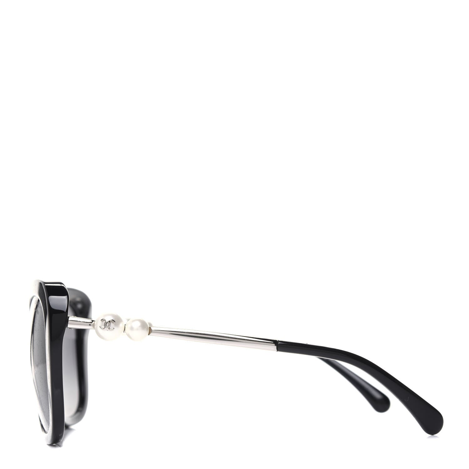 Chanel Acetate Pearl Polarized Sunglasses 5339-H Black 3 of 8