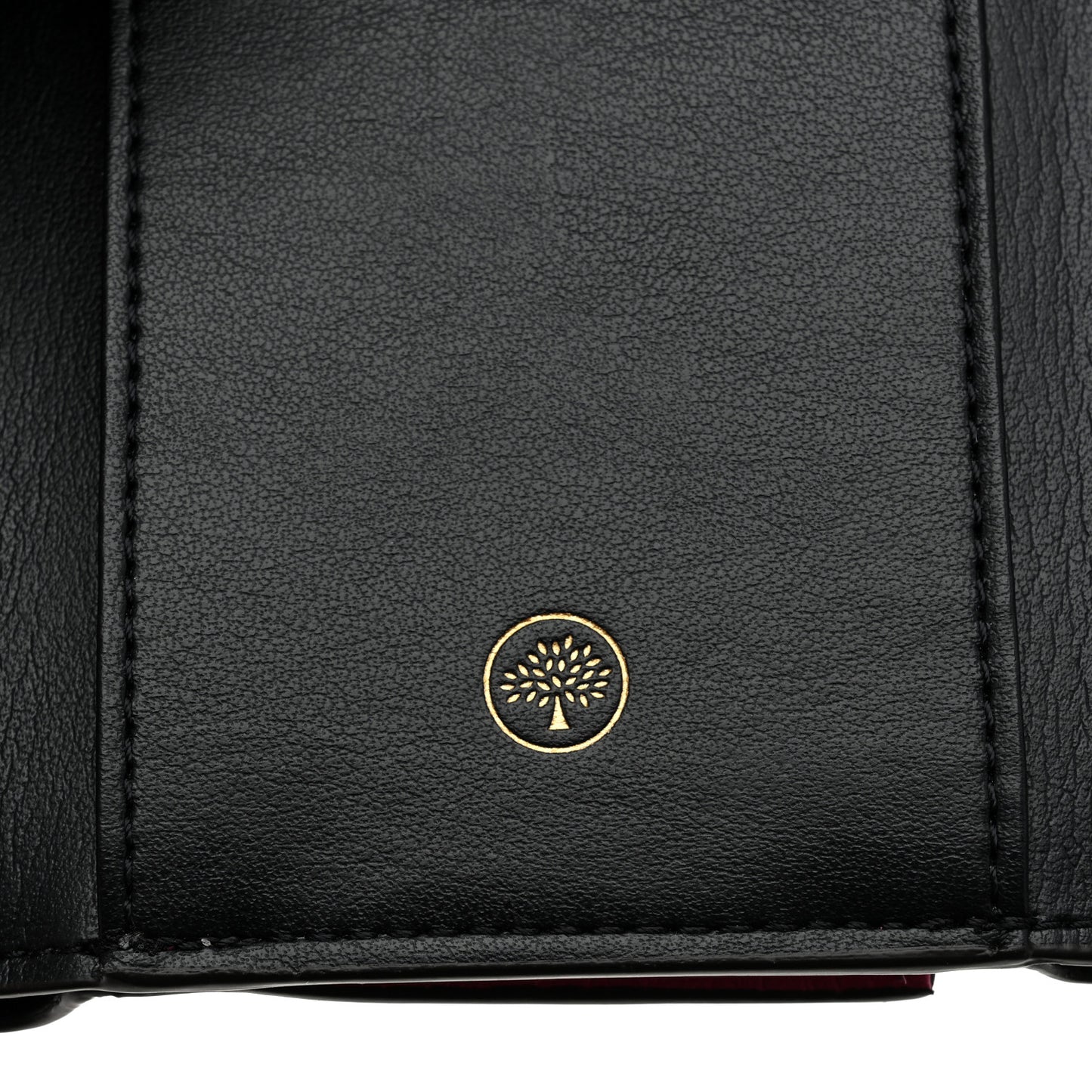 Small Classic Grain Darley Folded Multi-Card Wallet Mulberry Pink